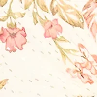 Women's Floral Foiled Long Dress