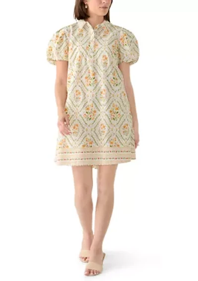 Women's Puff Sleeve Mini Dress
