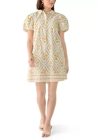 Women's Puff Sleeve Mini Dress
