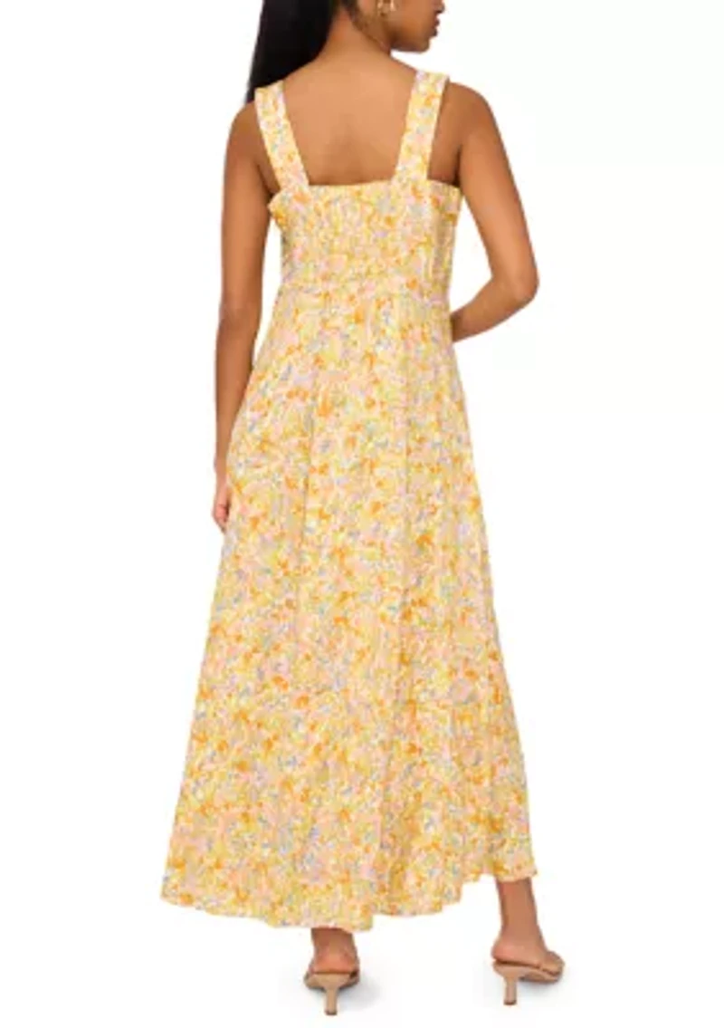 Women's Smocked Back Maxi Dress