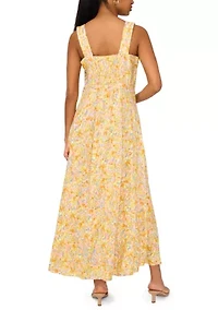 Women's Smocked Back Maxi Dress
