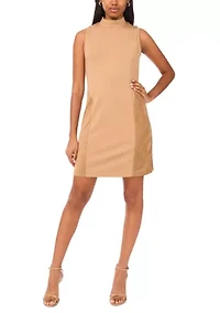 Women's Sleeveless Suede Mini Dress
