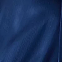 Women's Long Sleeve V-Neck Satin Tier Maxi Dress