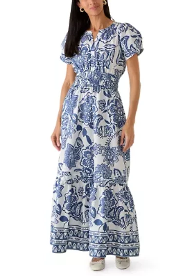 Women's Short Sleeve Maxi Dress