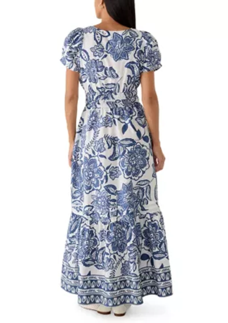 Women's Short Sleeve Maxi Dress