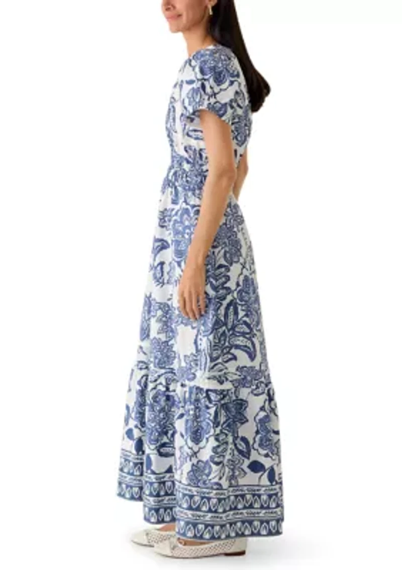 Women's Short Sleeve Maxi Dress