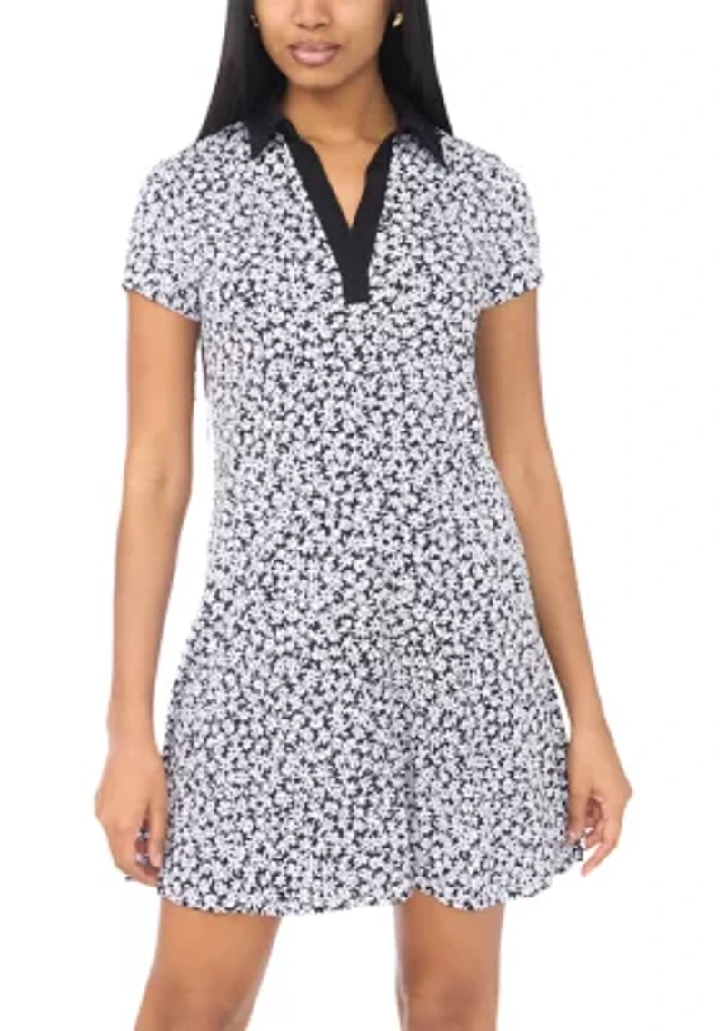 Women's Ditsy Mini Shirtdress