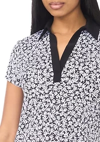 Women's Ditsy Mini Shirtdress