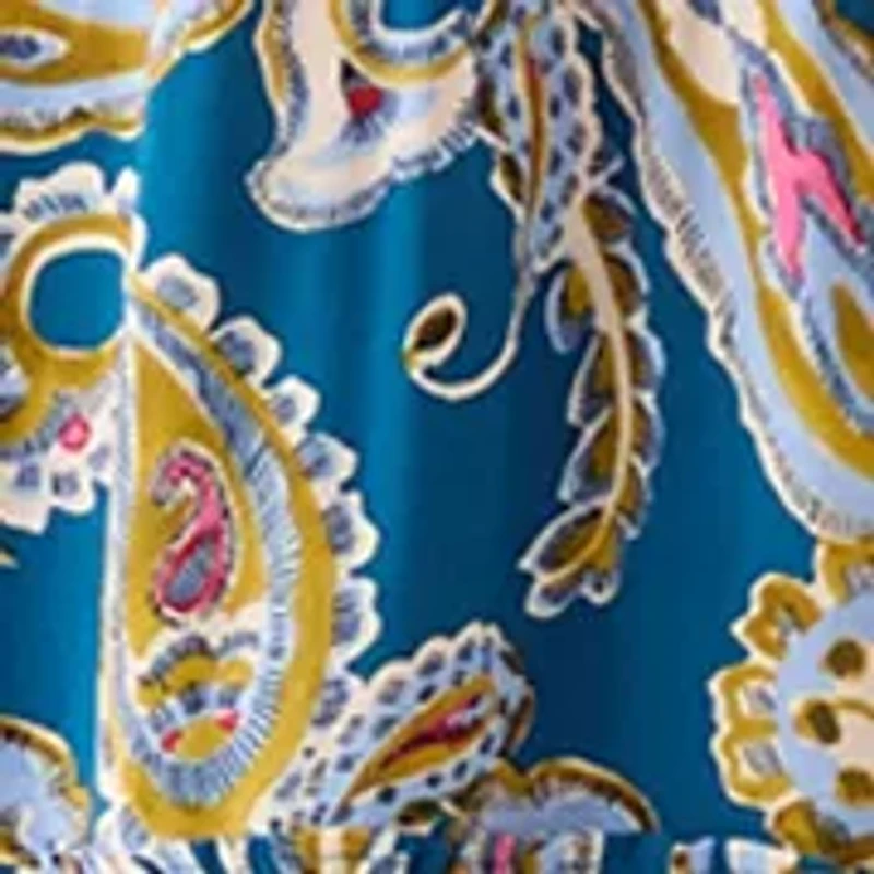 Women's Tie Front Tiered Maxi Dress