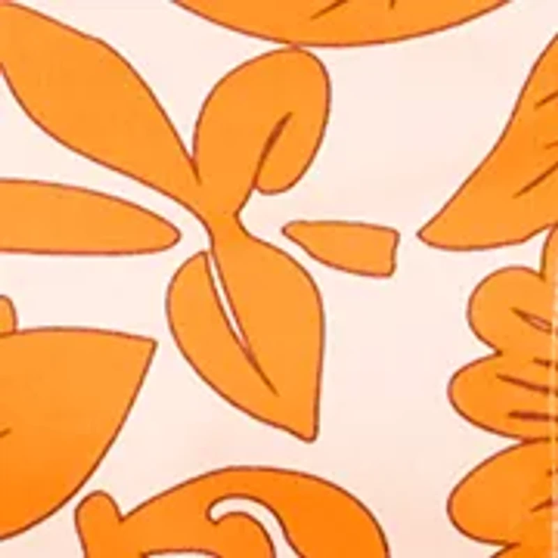 Women's Puff Sleeve Collar Floral Print A-Line Dress