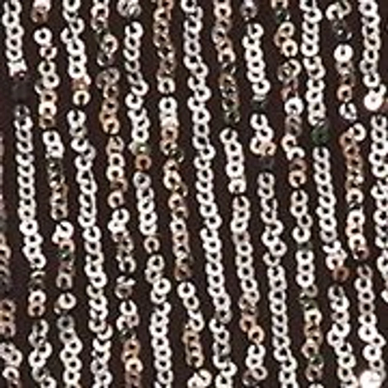 Women's Sequin V-Neck Short Sleeve Top