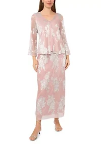 Women's Foil Pleated Skirt
