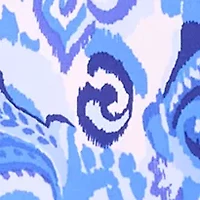 Women's Sleeveless Crew Neck Paisley Print Dress