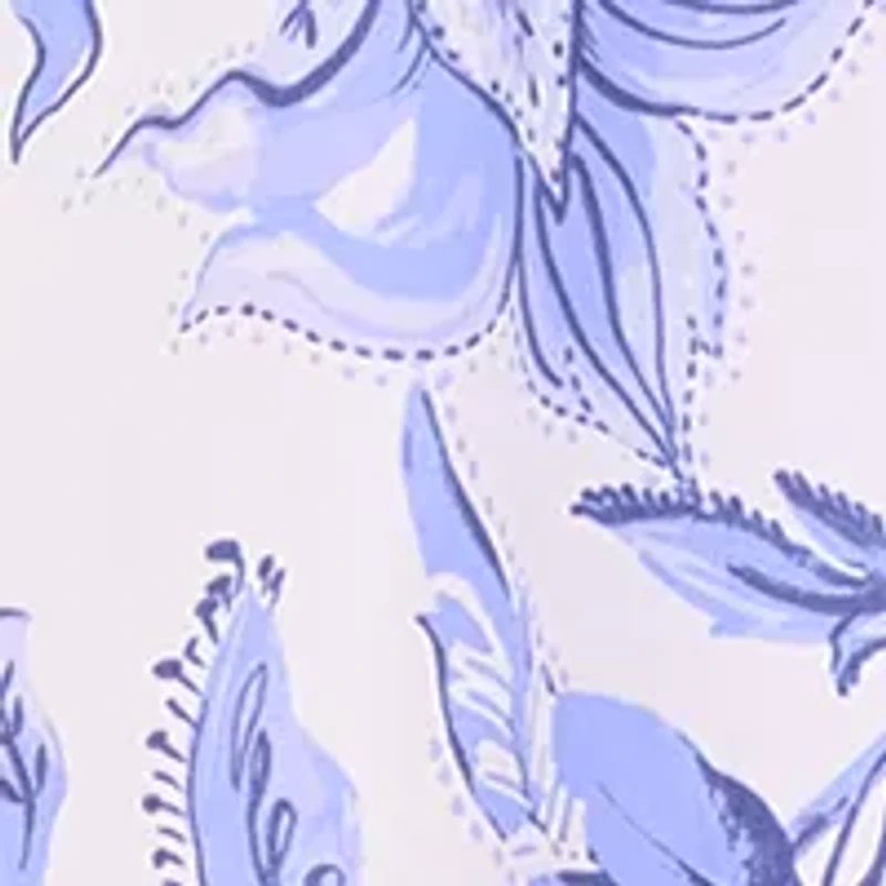 Women's Puff Sleeve Collar Printed Dress