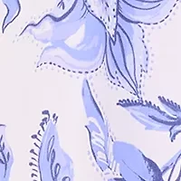 Women's Puff Sleeve Collar Printed Dress