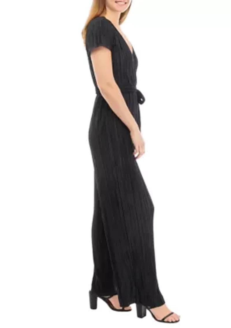 Juniors' Bodre Tie Jumpsuit