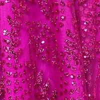 Women's Sheath Glitter Mesh Tie Back Party Dress