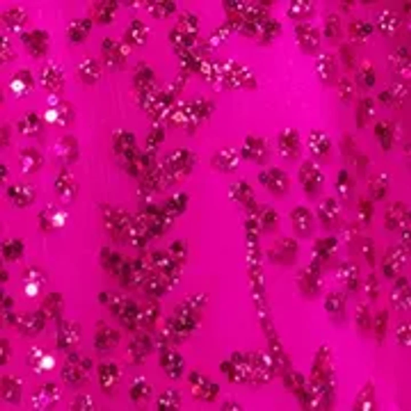 Women's V-Neck Sleeveless Glitter Tulle Ballgown