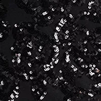 Women's Rose Pattern Sequin Gown