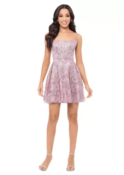 Short Glitter Party Dress