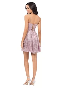 Short Glitter Party Dress