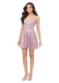 Short Glitter Party Dress