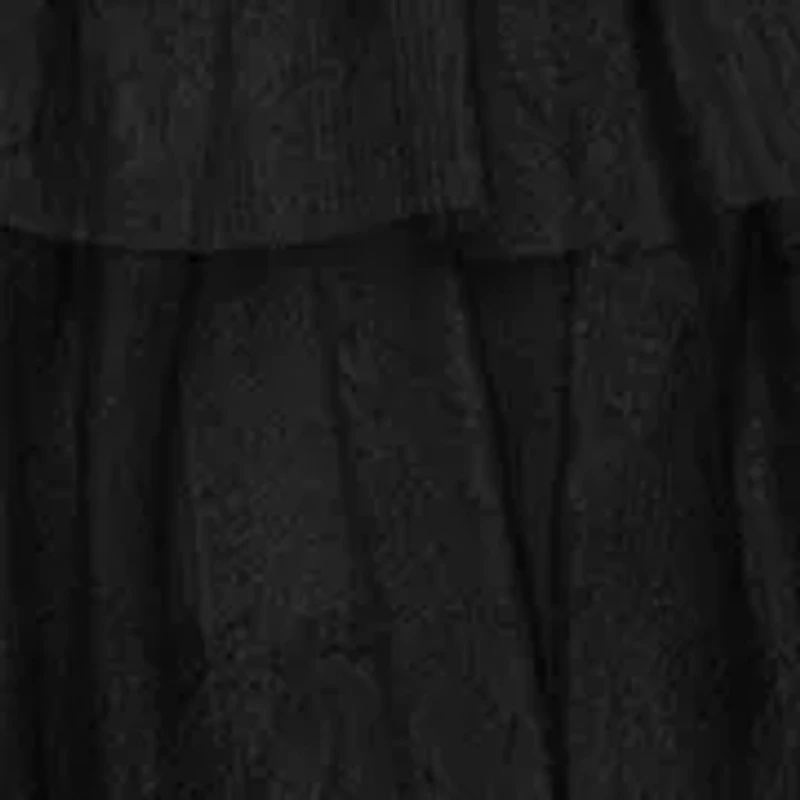 Women's Off Shoulder Corset Tiered Mesh Ruffle Ballgown