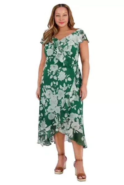 Ruffle Wrap Maxi