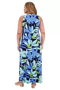 SIDE TWIST MAXI DRESS