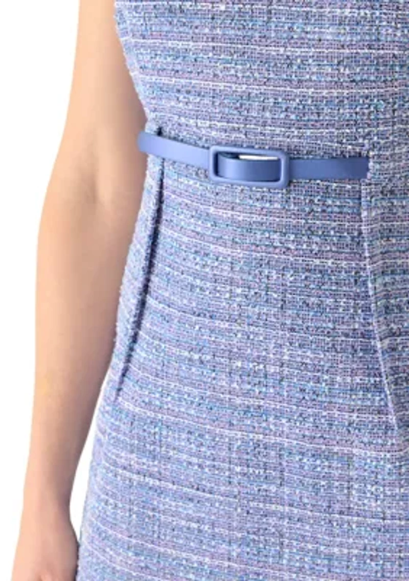 Women's Sleeveless Tweed Dress
