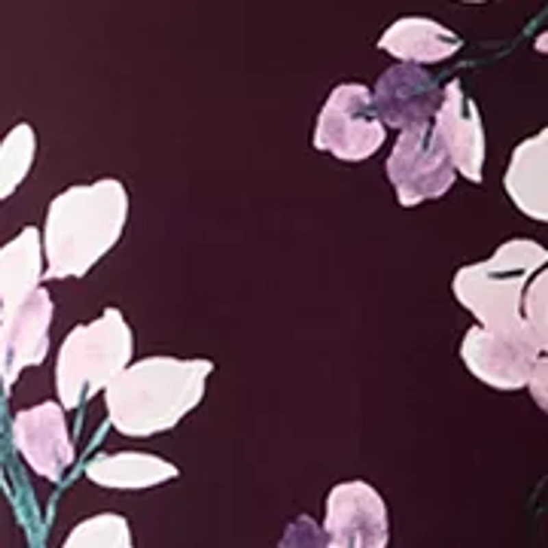 Women's Short Sleeve Printed Midi Dress