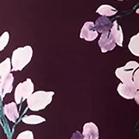 Women's Short Sleeve Printed Midi Dress