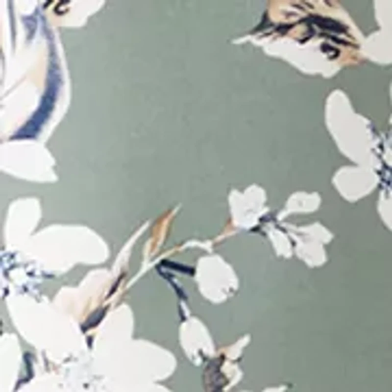 Women's Short Sleeve Printed Maxi Dress