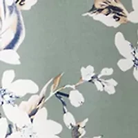 Women's Short Sleeve Printed Maxi Dress