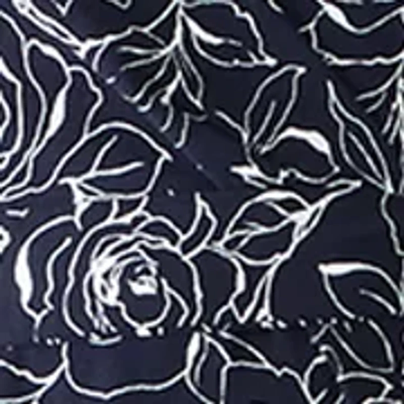 Women's Short Sleeve Printed Airflow Wrap Dress