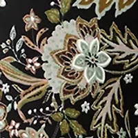 Women's Long Sleeve Printed Mesh Shift Dress