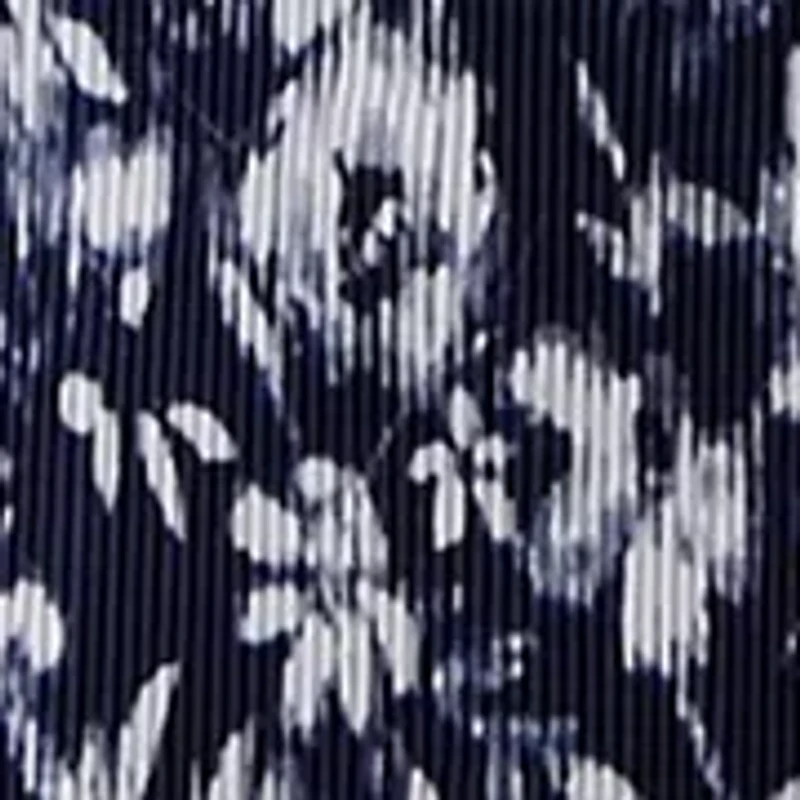 Plus Short Sleeve V-Neck Ditsy Floral Dress