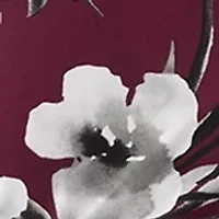 Women's 3/4 Sleeve Crew Neck Floral Print A-Line Dress