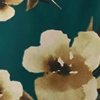 Women's Cape Sleeve Floral A-Line Dress