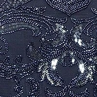 Plus Mesh Sequin Gown