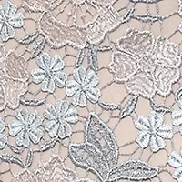 Women's Short Sleeve Floral Print Slim Gown