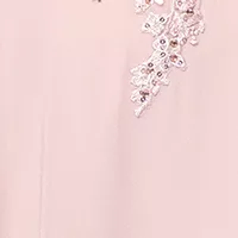 Women's Embellished Solid Gown