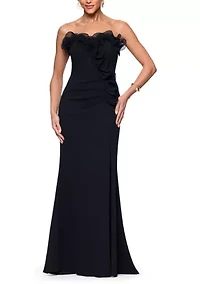 Women's Solid Slim Scuba Dress