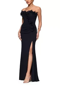 Women's Solid Slim Scuba Dress