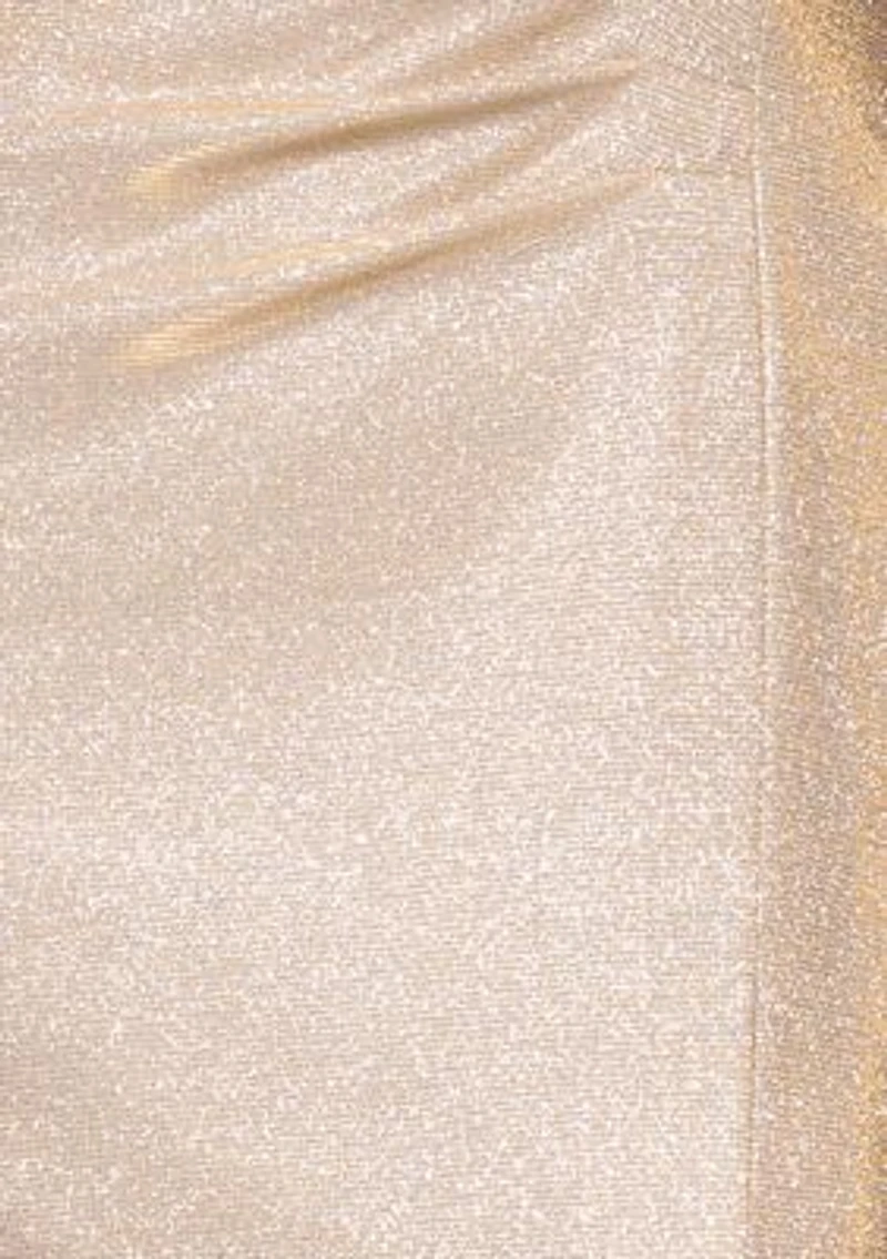 Women's Off the Shoulder Leg Slit Gown