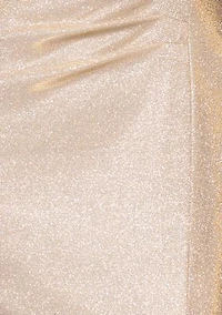 Women's Off the Shoulder Leg Slit Gown