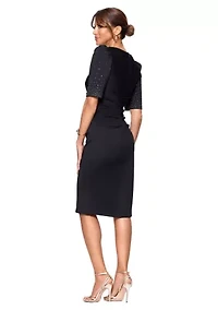 Women's Glitter Sheath Dress