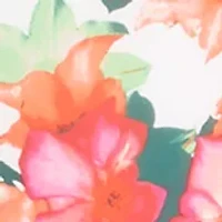 Plus Sleeveless Floral Chiffon Shift Dress