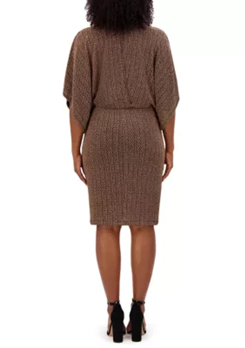 Women's Printed Fit and Flare Dress