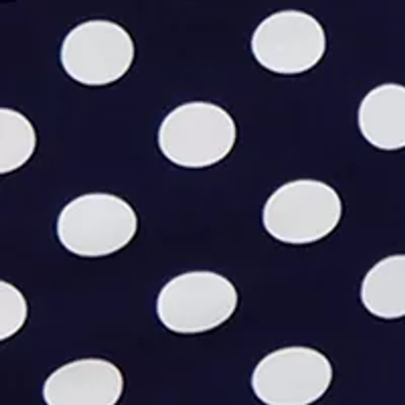 Women's Short Sleeve Crew Neck Dot Print Dress